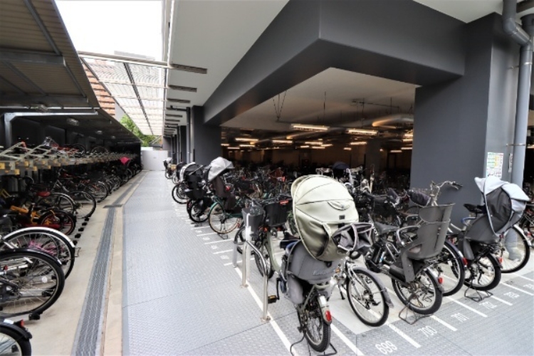 シティタワー東梅田パークフロントの駐輪場